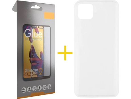 Kit Funda + Protector de Pantalla Oppo A73 5G SKYHE Full Liso (Transparente)