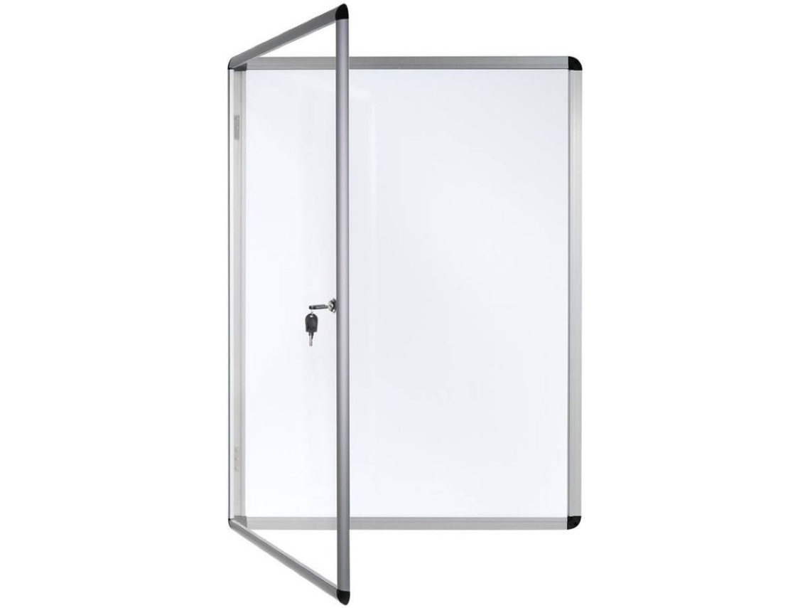 Expositor Magnético BI-OFFICE Enclore Glazed (Acero Lacado - 37x50 cm)