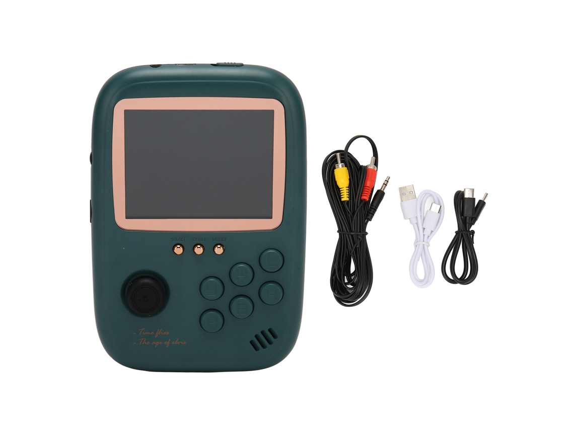 Consola De Juegos Portátil Retro Recargable Con Tarjeta De Memoria De 32g Y Salida Av
