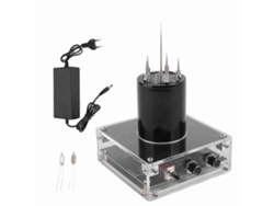 Bobina Tesla de Tesla con Bluetooth, altavoz de plasma, generador de arco Sstc, juguete de escritorio de 100-240 V para modelo didáctico, enchufe europeo