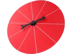 Rueda De La Fortuna De Plástico Rojo Para Montaje En Pared, Tareas Para Un Juego De Ruleta Giratoria Casero.