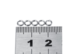 100pcs Anillo Separador De Acero Inoxidable De Doble Círculo Para Anzuelos Y Accesorios De Pesca (4)