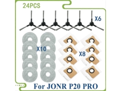 For Jonr P20 Pro Vacuum Replacement Accessories Parts Mop Cloth Dust Bags Side Brushes Accessories