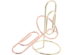 Juego de 2 portanotas de metal para escritorio, organizador de clips para escritorio de oficina, ideal para Gokoco