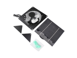 Mini ventilador solar USB portátil con 2 soportes, 20 W 5 V
