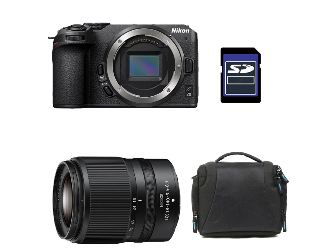 Z30 + Z18 140 + Bolsa + Tarjeta SD de 8 GB NIKON
