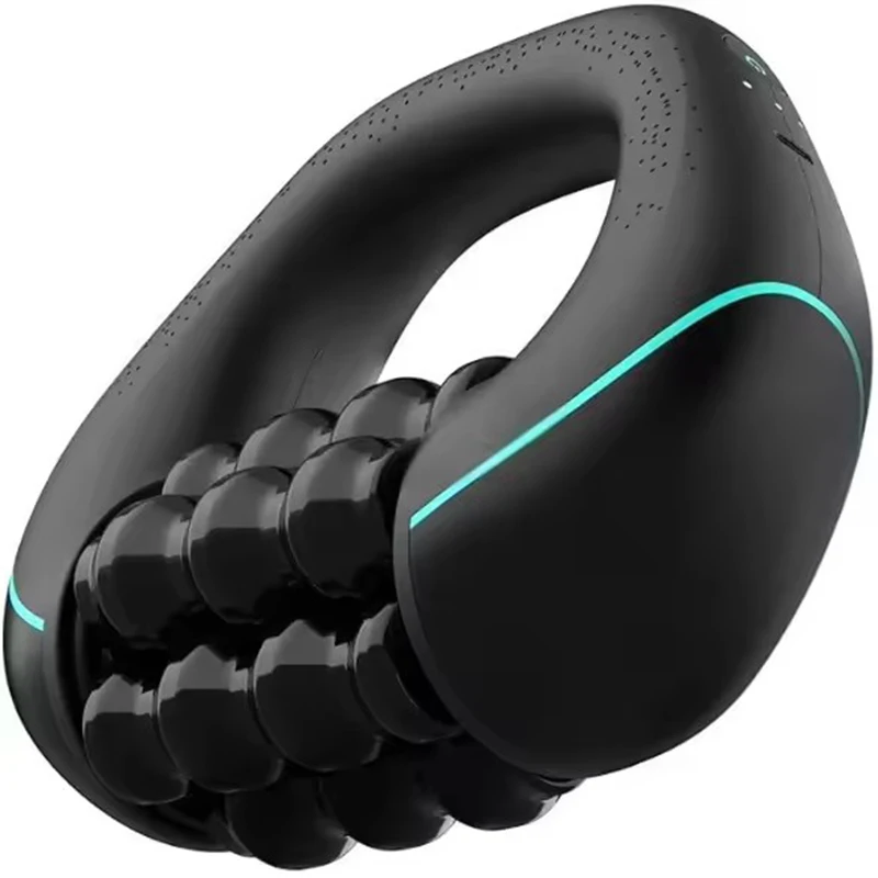 Masajeador de impacto tipo rodillo, masaje de tejido profundo, potente rotación con tres velocidades. MDUG (negro)