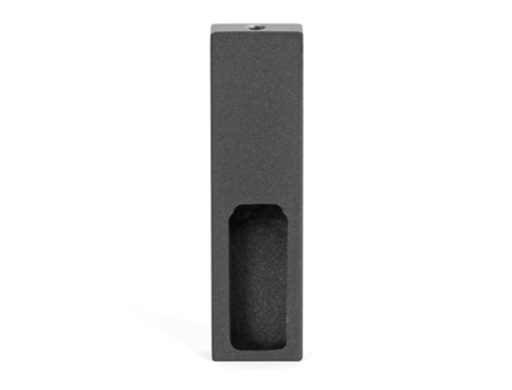 Soporte Tubo Lateral Sin Taladro Acabados Disponibles Grafito Y Plata Mate Acabado Plata HERRAJES ALK