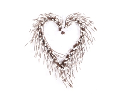 Corona Decorativa En Forma De Corazón Para Pared O Puerta En El Día De San Valentín Con Luces Opcionales.