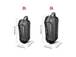 2026-mochila Delantera Para Patinete Eléctrico Bolsa De Almacenamiento Impermeable Con Carcasa Rígida Eva Bolsa Colgante Delantera Para Patinete