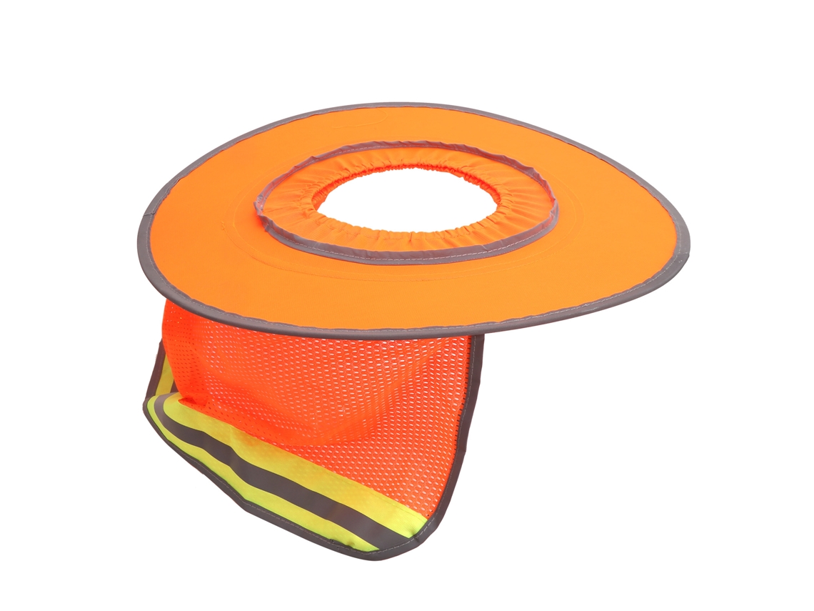 2026-protector Solar Para Casco Rígido Con Rayas Reflectivas, Sombrilla Transpirable Para Trabajadores De Construcción En Verano