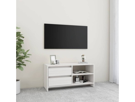 Mueble para la televisión VIDAXL Blanco Madera (80x31x39 cm)