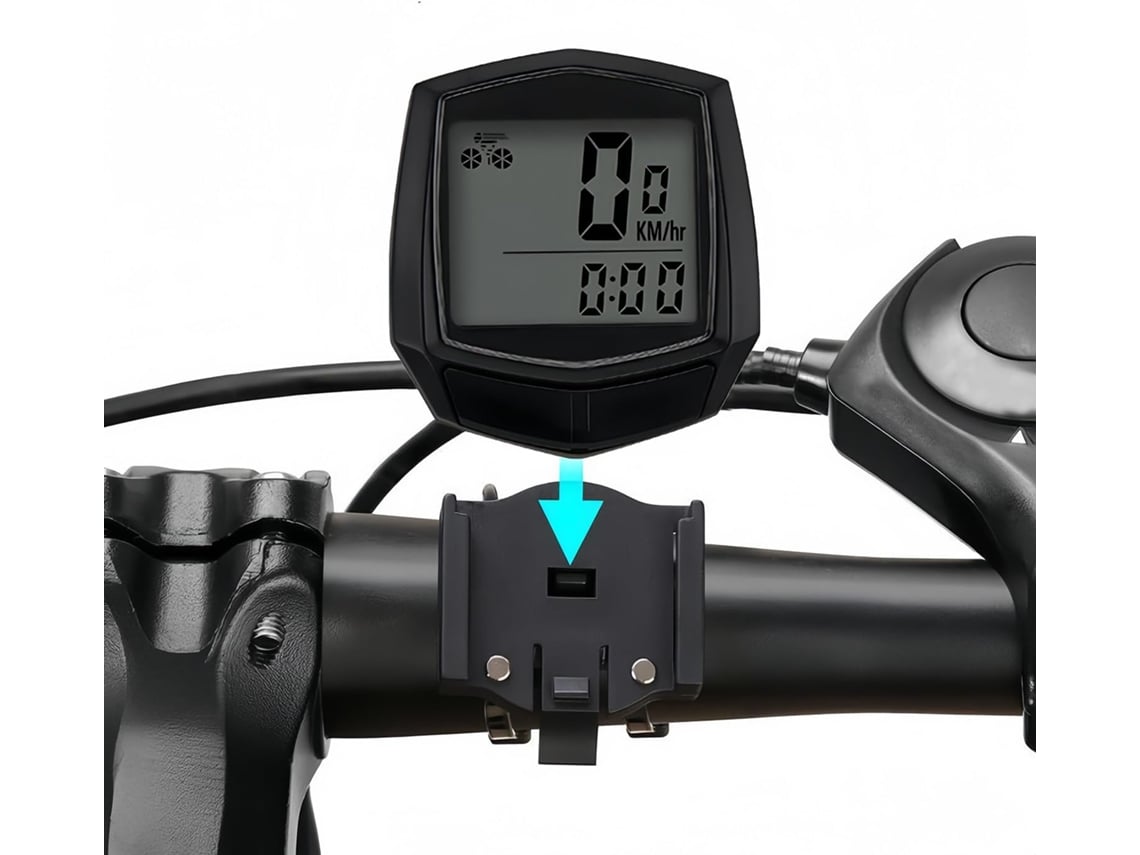 Ordenador De Bicicleta, Velocímetro Y Odómetro Para Bicicleta, Resistente Al Agua (negro)