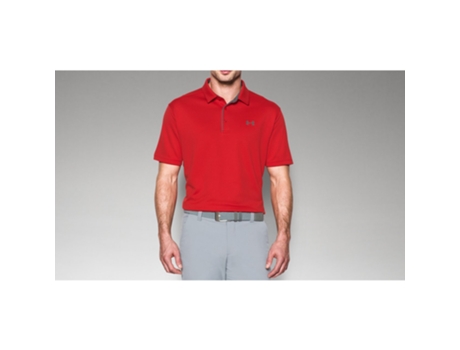 Polo de Hombre para Golf UNDER ARMOUR Tech Tam Rojo (S)