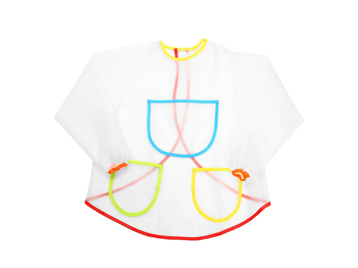 Delantal Impermeable Con Mangas Para Niño, Mono Para Pintar