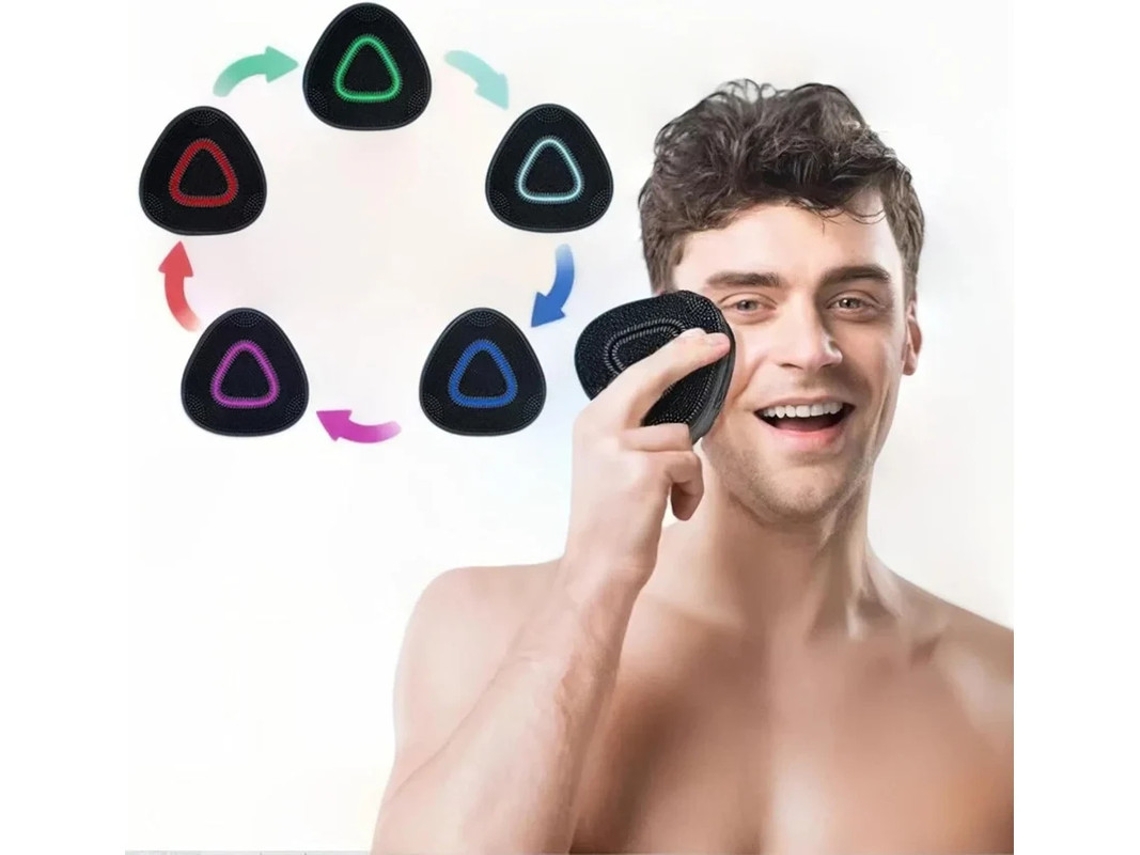 Cepillo De Limpieza Facial Vibratorio Exfoliante Facial Impermeable Recargable De Silicona Exfoliante Eléctrico Dispositivo De Limpieza Yizhood