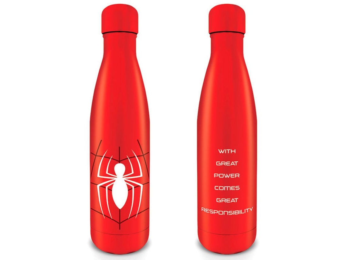 Botelha de Outdoor PYRAMID Marvel Spiderman Great Power Metal (550 ml)