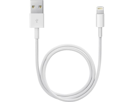 Cable APPLE ME291ZM/A (USB - Lightning - 0.5 m - Blanco)