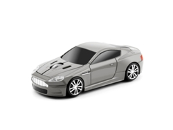 Ratón portátil Yizhood 2.4G inalámbrico 1600 DPI 3D mini USB óptico deportivo para portátil, PC, tableta, regalo gris