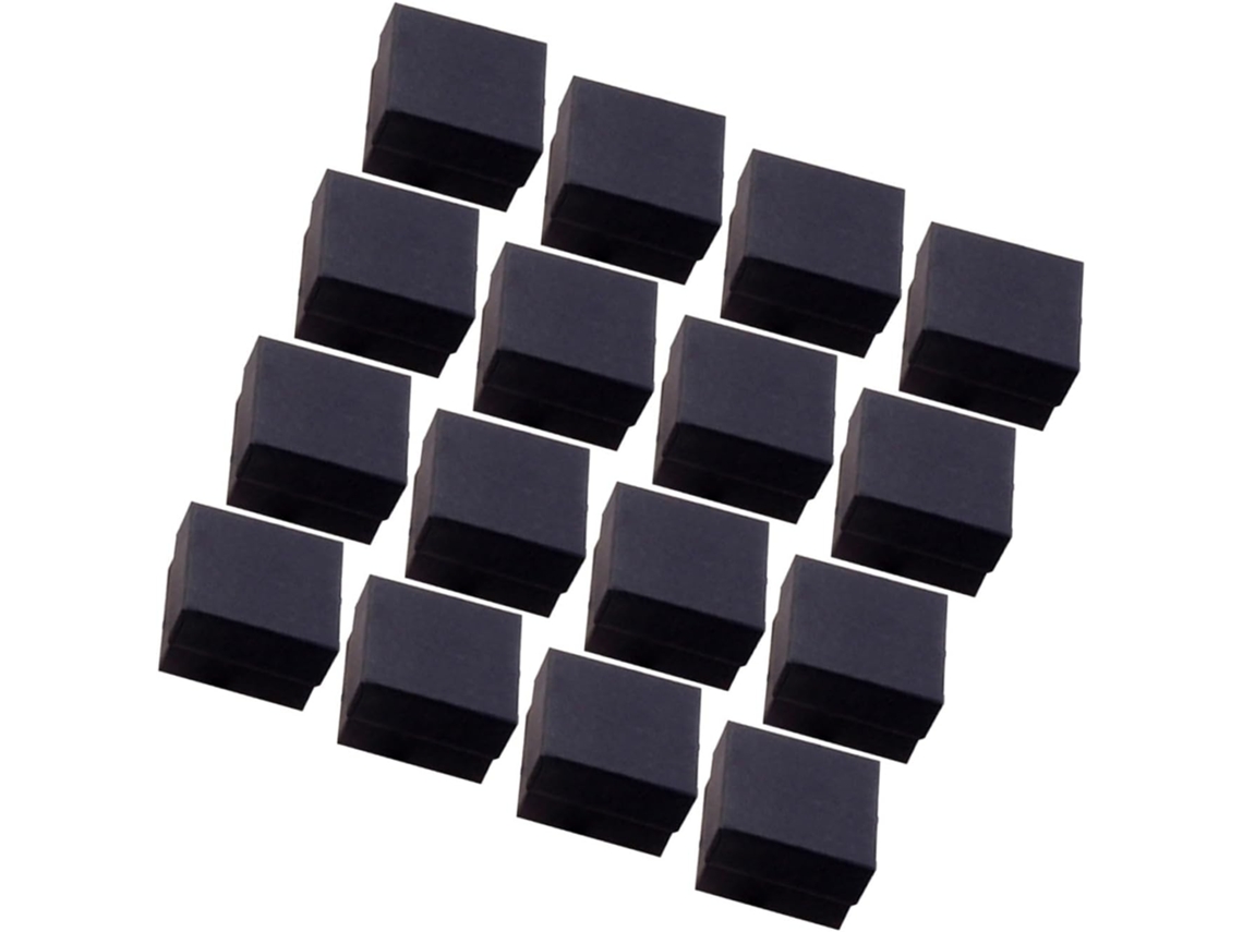Almacenamiento Joyas Papel Kraft Negro 72 Piezas 5x5x3 Inserto Espuma Pendientes Pulseras Organizador Práctico