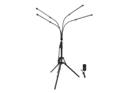 Dispositivo de terapia roja ROSEWELL de 660 nm y 850 nm con soporte ajustable para aliviar el dolor y las molestias.
