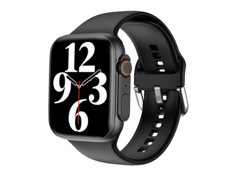 Smartwatch con pantalla sensible ae 1 83 pulgadas T18 BluetoothFitness Monitoreo de frecuencia cardíaca Negro