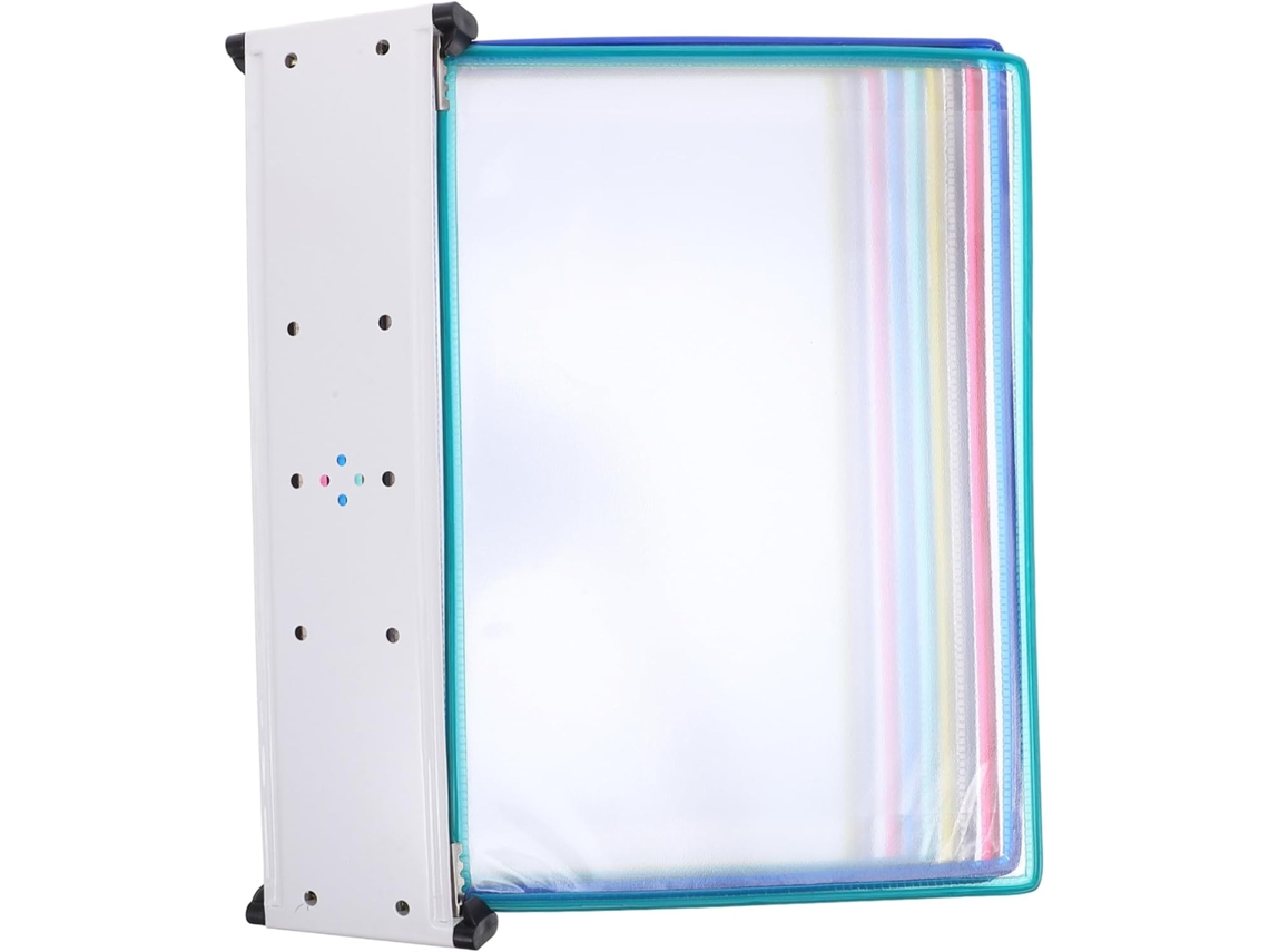 Soporte De Pared Para Documentos Con Bolsillos Transparentes, Organizador Colgante Para Folletos Y Volantes.