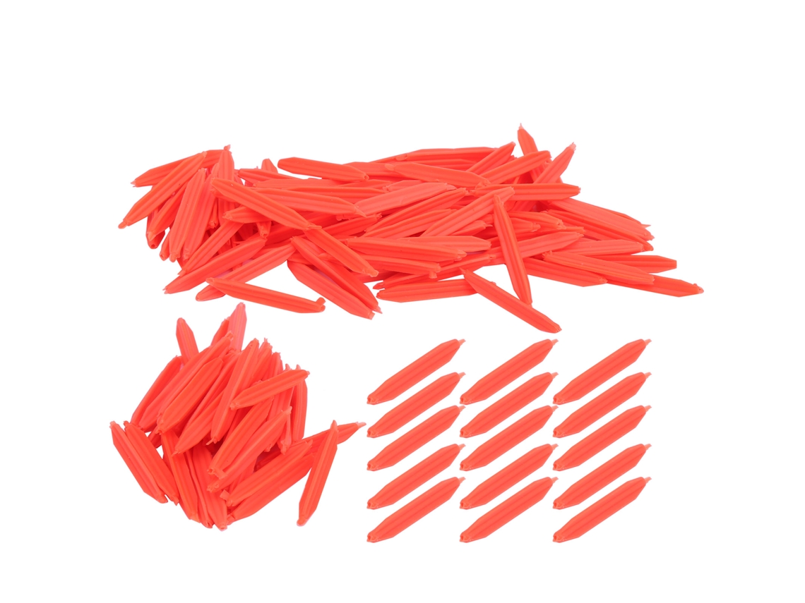 2026rebe-2 Flotadores De Pesca De Goma Con Cola Plana Triangular Boya Accesorio De Pesca Rojo