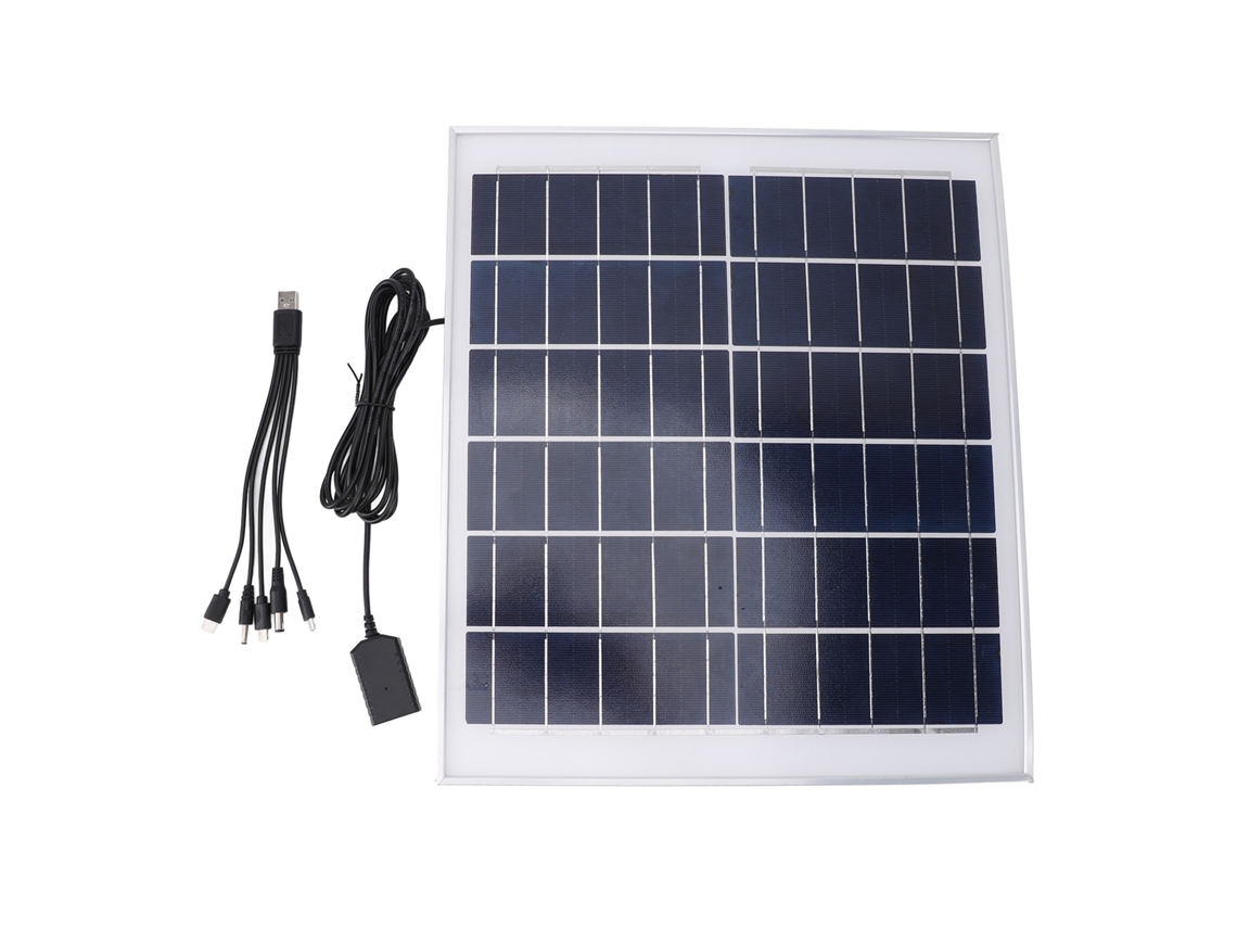 Panel Solar Portátil De Silicio Monocristalino De 20 W Con Clasificación Ip68 Para Carga En Exteriores, Viajes Y Acampada.