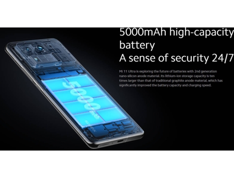 Smartphone XIAOMI 11 Ultra (6.8'' - 8 GB - 256 GB - Blanco)