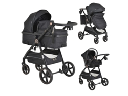 Carrito de bebé trio convertible TOKYO hasta 22 kg de MONI Black