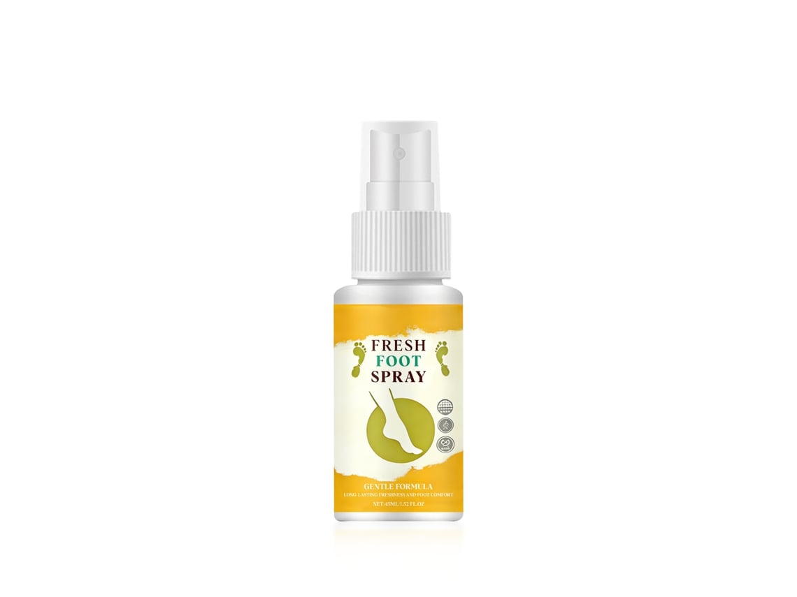 Desodorante en spray antibacteriano para pies frescos
