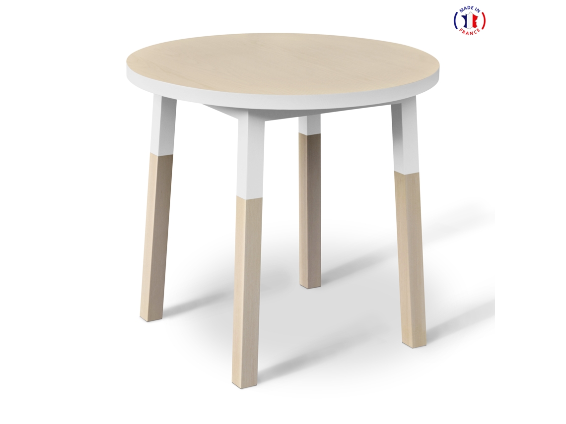 Mesa Redonda MON PETIT MEUBLE FRANÇAIS (Azul Sombre de Rance - Madera - 100 x 75 x 100 cm)