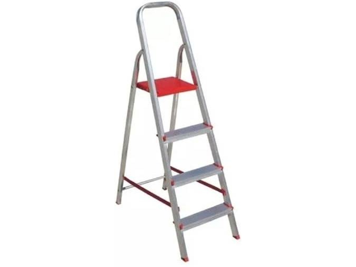 Escalera De Mano De Aluminio Con 4 Peldaños ELITE Uso Doméstico