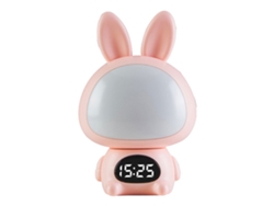 Yncm2026-luz Nocturna Led Con Control Remoto Conexión A Pared Protectora De Ojos Para Bebés Niños Dormitorio Conejo Rosado Actualizado