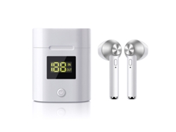 Auriculares Horas Standby Plata YIZHOOD True Wireless Bluetooth Plateado
