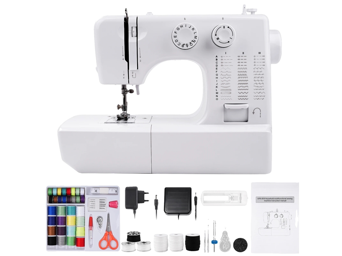 Máquina de coser, 45 patrones de puntadas, diseño compacto, funciones fáciles de usar, OEM