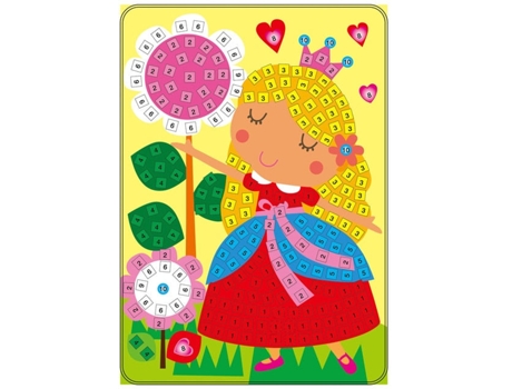 Hecho a mano 3d niños mosaico diy pegatinas de cristal arte - espuma eva juguetes educativos creativos31 SLOWMOOSE
