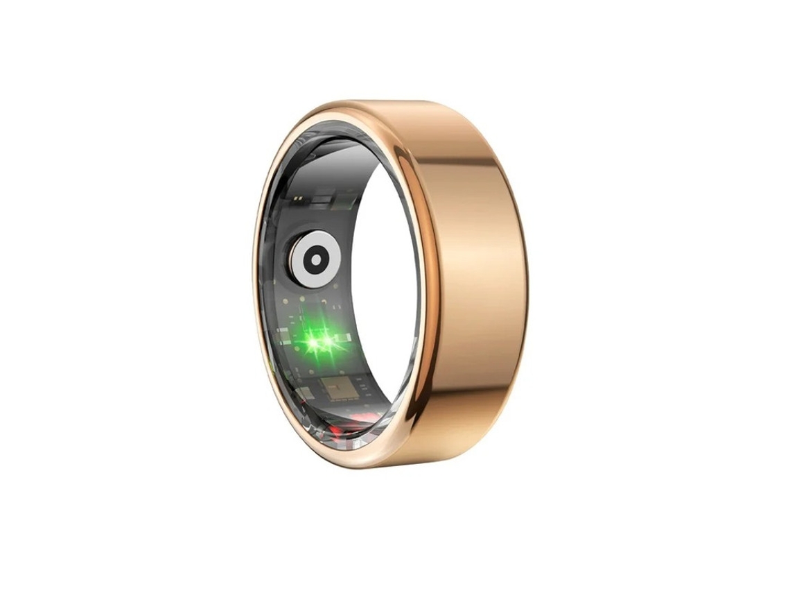 Anillo inteligente Yizhood R02 con monitor de sueño y frecuencia cardíaca para hombres y mujeres, disponible para iOS y Android 10 Gold