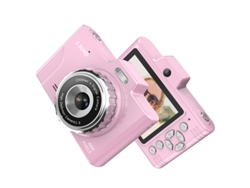 Cámara Digital Portátil H8 1080p Cámara Ccd Compacta 48mp Zoom Óptico 8x Rosa Gertiz