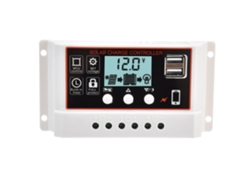 Controlador Inteligente Pwm Para Paneles Solares De 12v/24v Y 20a Con Doble Puerto De Carga Usb.