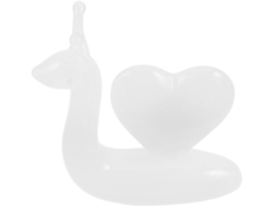Figura Caracol Cristal Blanco Fácil Mantenimiento Motivo Corazón Diseño Dibujos Animados Único Detallado