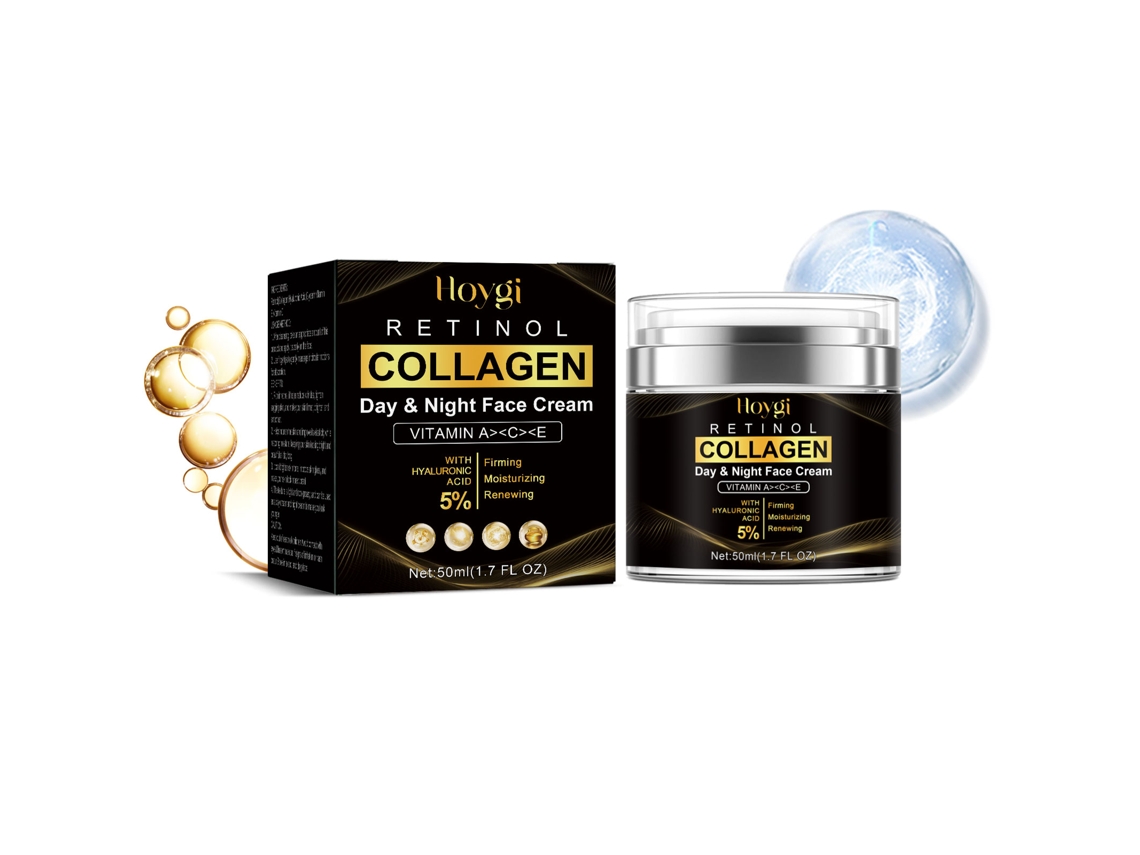 Crema hidratante facial con retinol