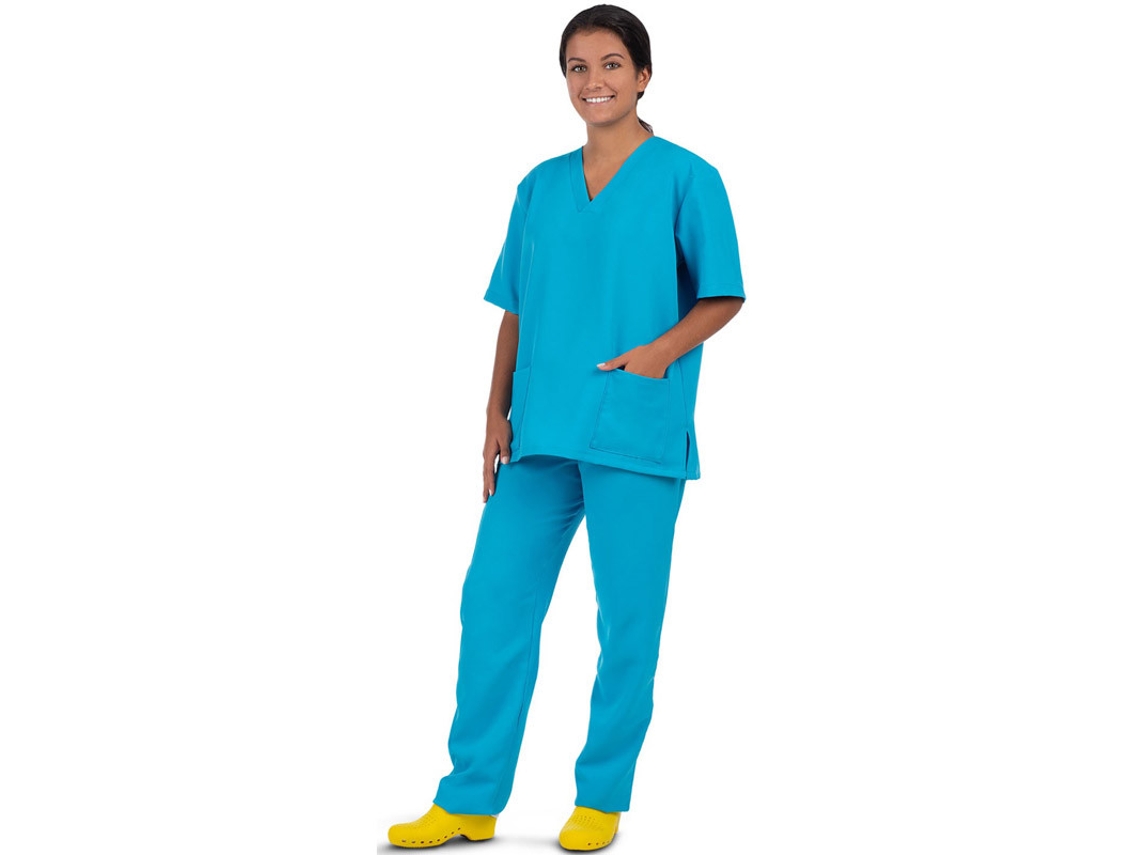Disfraz de Mujer MOM Enfermera con Uniforme Azul  (M )