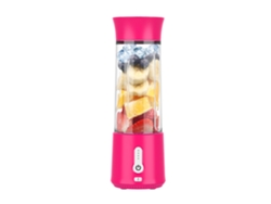 Licuadora/extractor de jugos portátil, 500 ml, recargable por USB, para batidos y jugos (magenta) Specment
