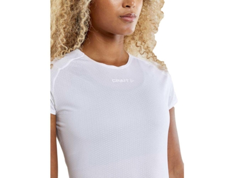 Camiseta de Mujer CRAFT Dry Nanoweight Sleeve Blanco
