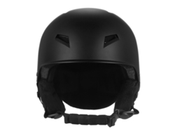 Casco de snowboard con protectores auditivos y gafas extraíbles. Mdug (negro, talla M)