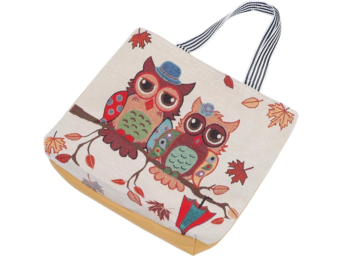 Bolsa De Ombro Feminina Em Lona Bordada, Com Amplo Espaço Interno E Design Elegante.