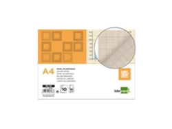 Papel Milimetrico Liderpapel Din-A4 80 Gr. -Pack 10 Folhas