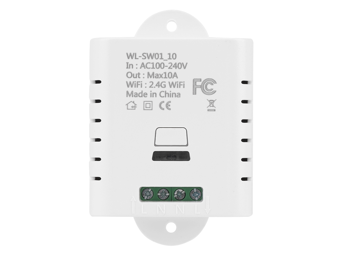 Módulo De Relé De Control Remoto Inalámbrico Wifi De 10 A Para Hogar Inteligente Sw1-10